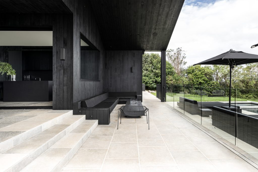 Nox Byron Bay covered entertaining zone