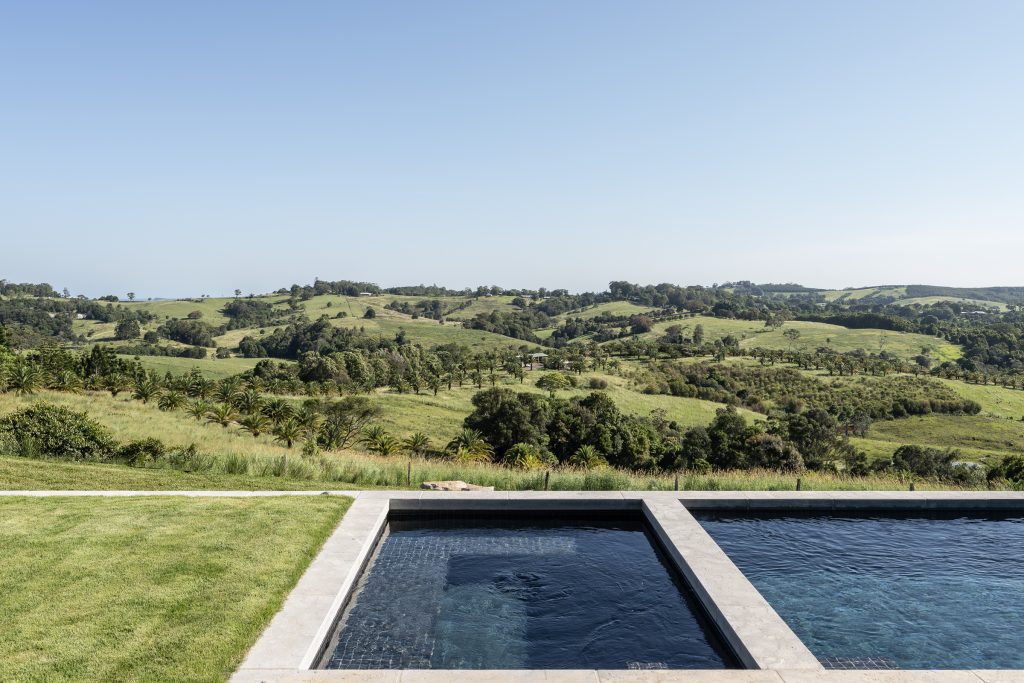 Nox Byron Bay spa looking to hinterland views